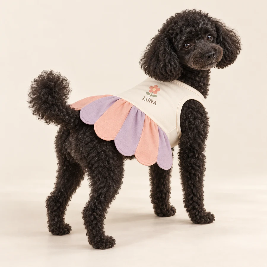 Petal Party Dress — official AI concept